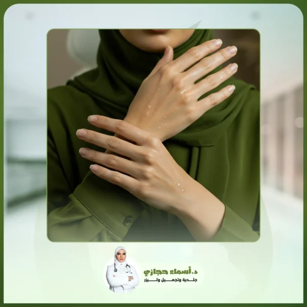 التقشير البارد لليدين