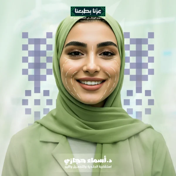 شد الوجه بالخيوط