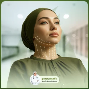 شد الرقبة بالخيوط