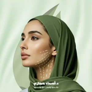 شد الرقبة بالخيوط لتحسين مظهر الرقبة والذقن